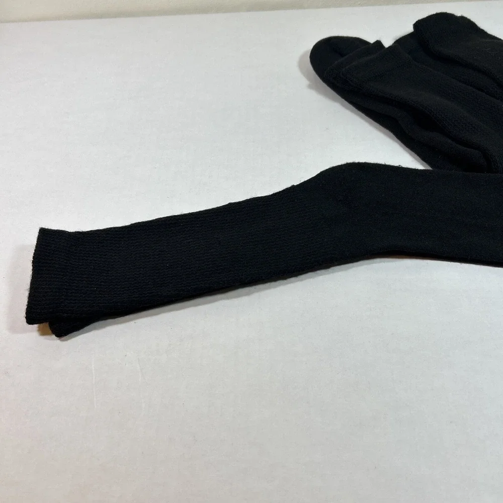 Mens 10-13 Diabetic‎ Black Socks Lot 3